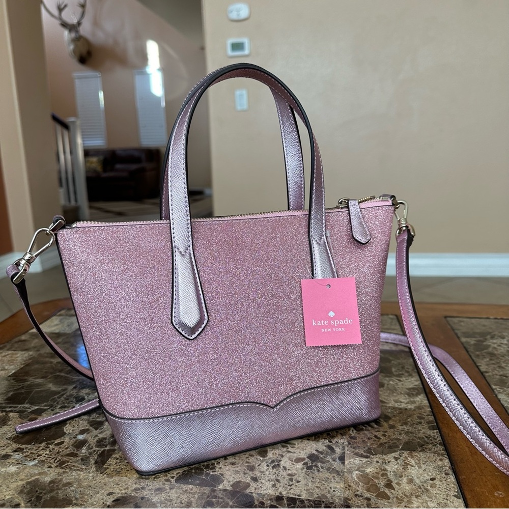 Authentic Kate Spade Lola Glitter Satchel - Picture 4 of 15